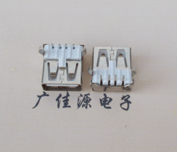 福建USB AF母座 LCP 耐高温250度280度 环保白胶芯