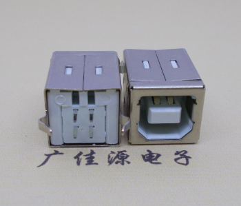 福建USB BF180度母座 打印机接口 立式直插带赛