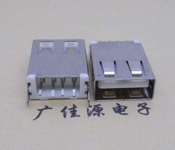 福建USB AF立式 直插 加长款17.5MM 大电流3A插座