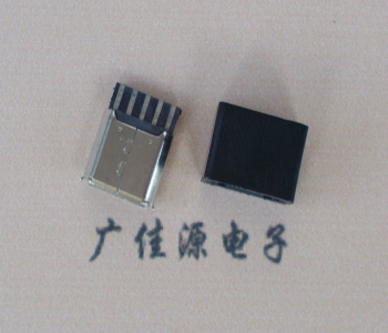 福建麦克-迈克 接口USB5p焊线母座 带胶外套 连接器