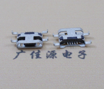 福建MICRO USB 5PIN接口 沉板1.6MM 四脚插板无导位