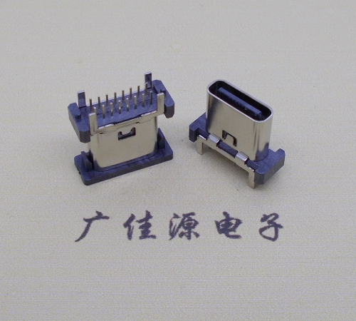 福建立式插板type-c16p母座长H=8.8mm