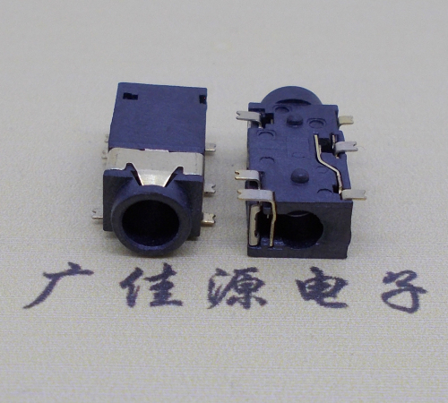 福建PJ-342耳机2.5/3.5音频插座六脚贴片双柱